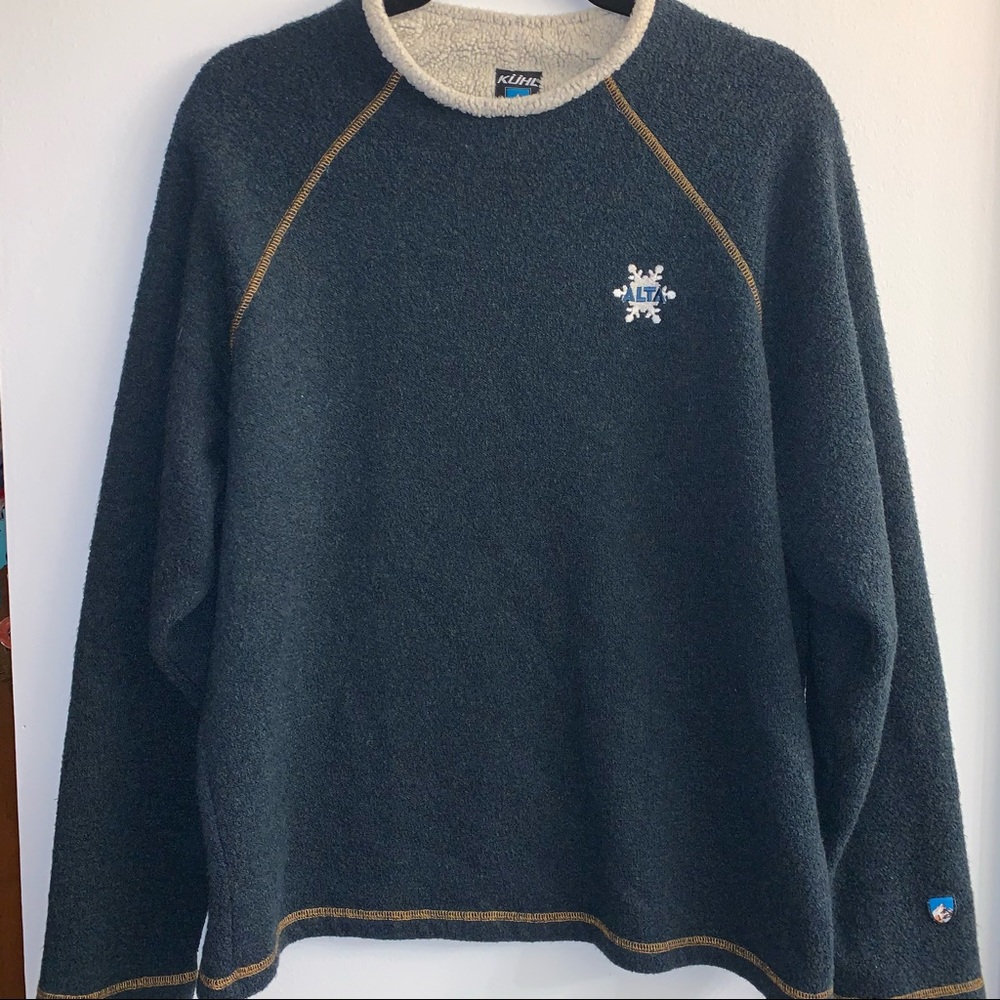 KUHL OUTDOOR SWEATER Alfpaca Fleece Women’s Med.